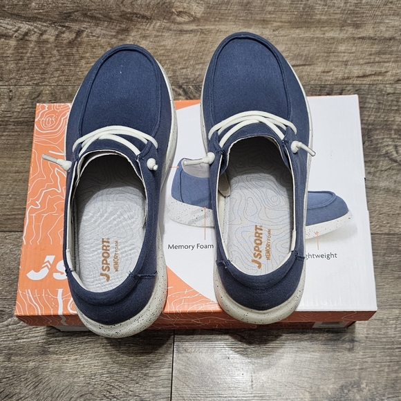 New J SPORT memory foam slip on sneaker women's 8.5 - Picture 9 of 12